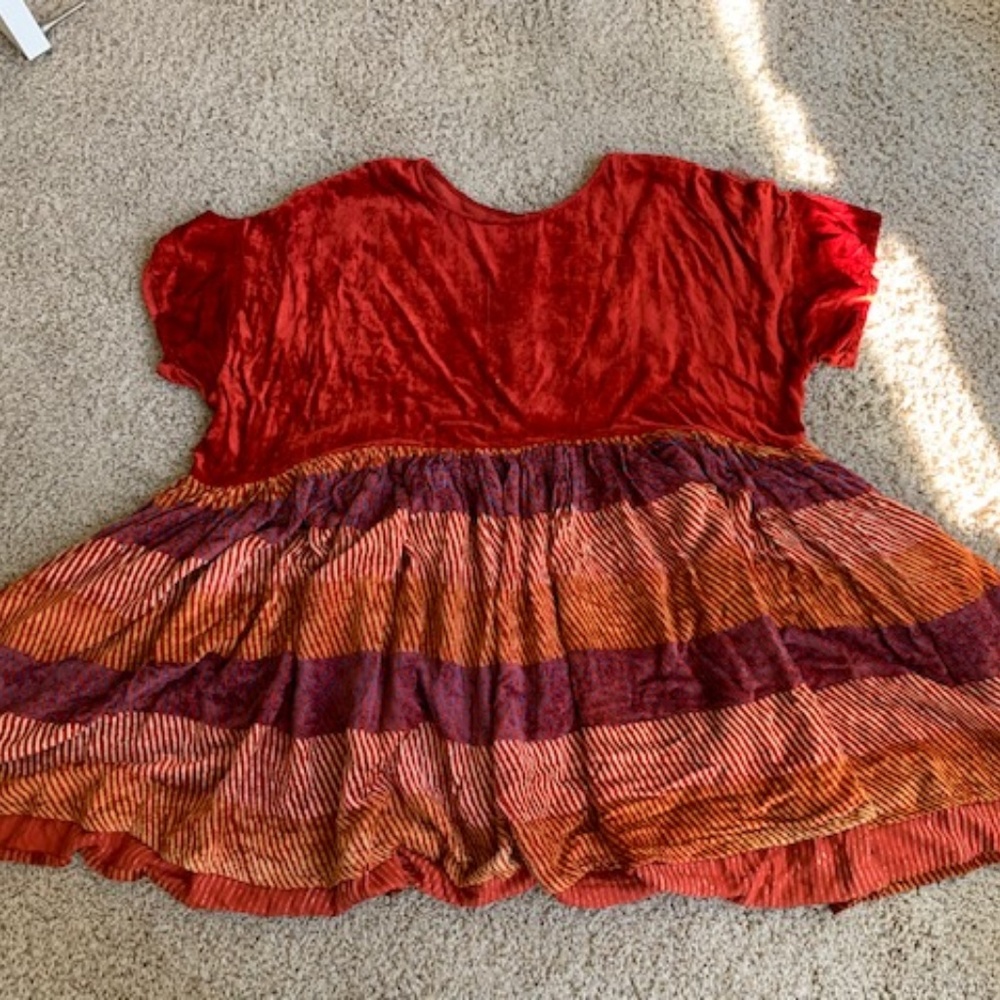 Norblack Norwhite Dover Velvet Dress Size M/L